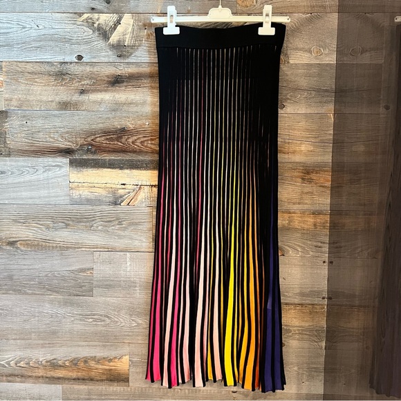 NWT 🆕✨KENZO (Paris) Midi Flare Rib Knit Skirt, NEW✨ - Picture 15 of 17